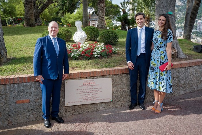 Monaco: inaugurato il busto dell'Imperatrice Eugenia