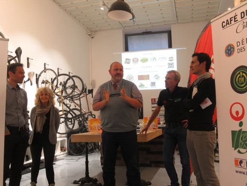 Trophée Granfondo des Alpes presentato a Nizza al Café du Cycliste
