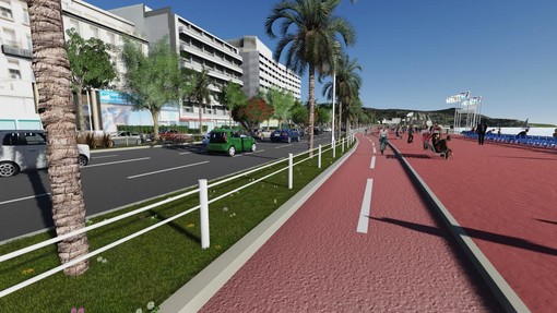 Ecco come sarà nel 2017 la Promenades des Anglais a Nizza dopo i lavori Ecco come sarà nel 2017 la Promenades des Anglais a Nizza dopo i lavori
