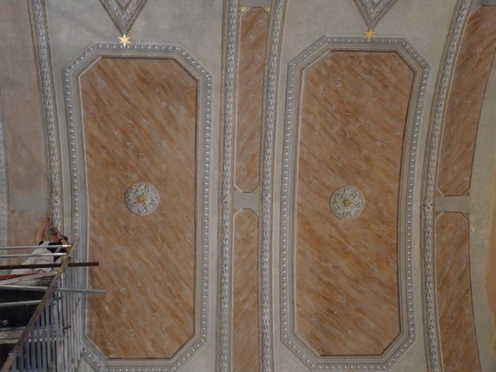 I lavori di restauro in corso - photo copyright Mairie de Monaco