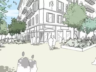 Simulazione della zona piétonne @ville de Nice Simulazione della zona piétonne @ville de Nice