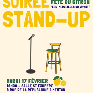 Stand-up a Mentone ©Les Fous de la Rampe
