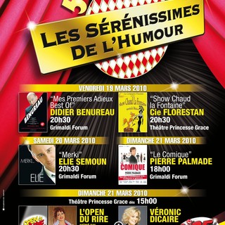 Monte-Carlo: alle porte un nuova edizione de "Les Sérénissimes de l'Humour"