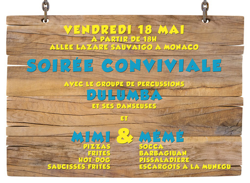 Venerdì 18 maggio appuntamento in Allée Lazare Sauvaigo a Montecarlo