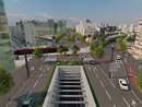L'uscita Ovest della Voie Mathis a Nizza L'uscita Ovest della Voie Mathis a Nizza