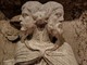 Una scultura del Dio romano Giano Una scultura del Dio romano Giano