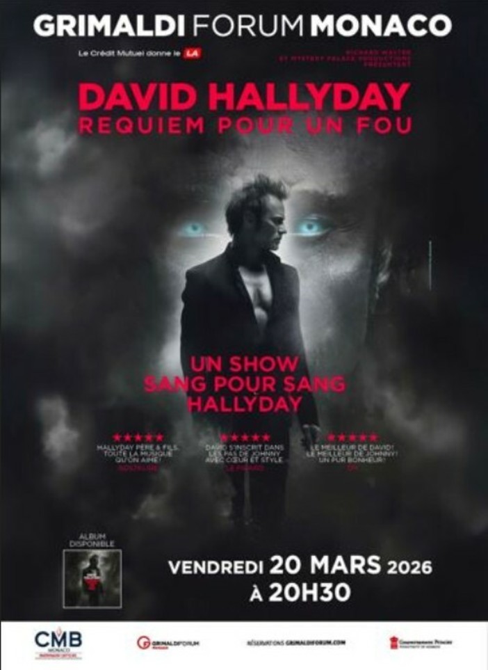 David Hallyday “Requiem pour un fou” ©Grimaldi Forum David Hallyday “Requiem pour un fou” ©Grimaldi Forum