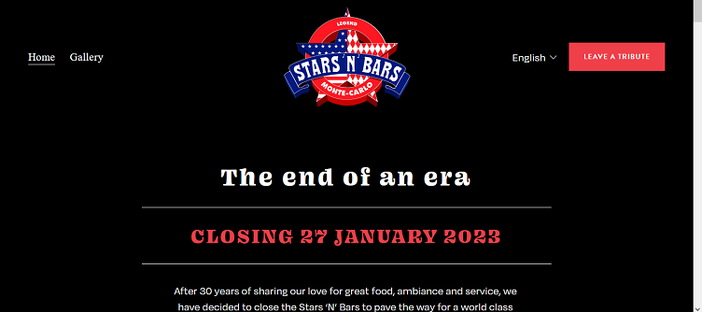 Chiude lo Stars 'N' Bars a Monaco, dopo 30 anni diventerà 'qualcosa di olistico' Chiude lo Stars 'N' Bars a Monaco, dopo 30 anni diventerà 'qualcosa di olistico'