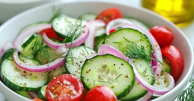 Salade de cocombre Salade de cocombre