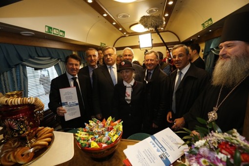 Nizza ha festeggiato i 5 anni del collegamento ferroviario con Mosca