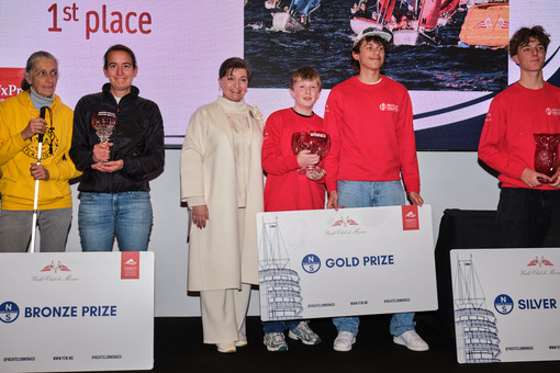 Partecipanti e equipaggi durante la terza edizione del Navicap Challenge – Trophée Elena Sivoldaeva 2025, organizzata dal Yacht Club de Monaco (Y.C.M.) in collaborazione con FxPro e North Sails.