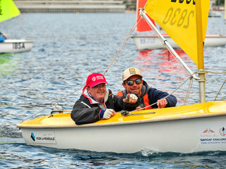 Partecipanti e equipaggi durante la terza edizione del Navicap Challenge – Trophée Elena Sivoldaeva 2025, organizzata dal Yacht Club de Monaco (Y.C.M.) in collaborazione con FxPro e North Sails.