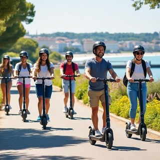 Monopattini elettrici, stretta sulla sicurezza: casco e giubbotto obbligatori nelle Alpi Marittime