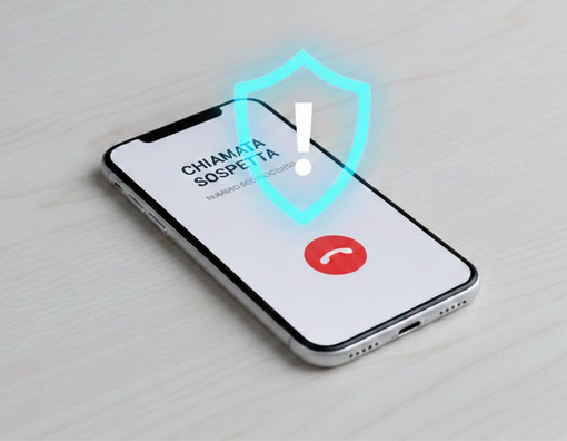 Messaggio di allerta e sensibilizzazione alla ricezione di chiamate telefoniche fraudolente