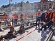 Nizza, il cantiere del tram al porto