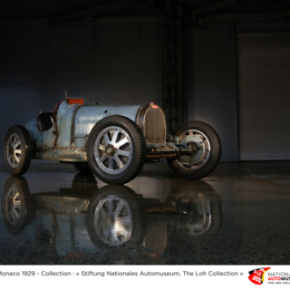 Bugatti 35B Gran Premio di Monaco 1929, Collezione: «Stiftung Nationales Automuseum, The Loh Collection» © Xavier de Nombel.