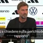 Germania, Klopp ct si presenta con l'aut aut: "Se toccate la mia famiglia me ne vado"