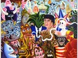 Hervé di Rosa, Depedida de la muneca 2003-2004 Acrylique sur toile 200 x 250 cm © Adagp Paris 2026