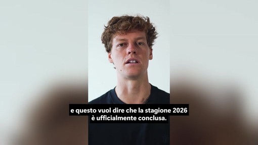 Sinner, stagione 2026 è finita: "Ho bisogno di cure per il ginocchio". Il video annuncio