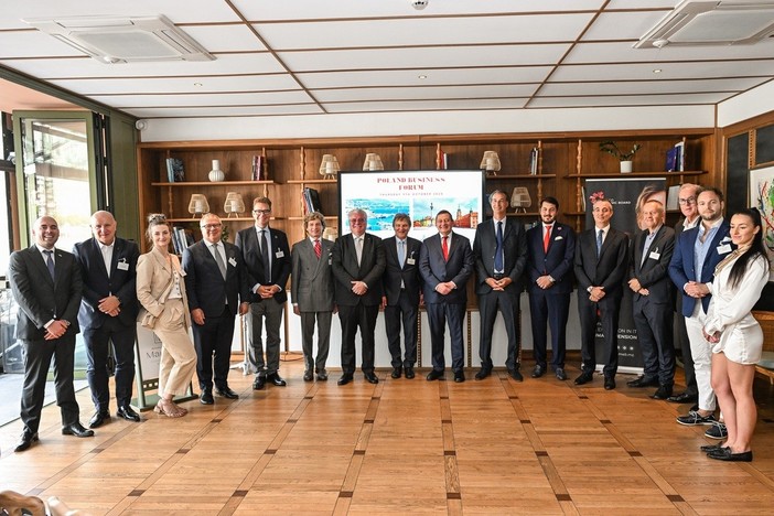 Delegazione di imprenditori della Camera di Commercio di Polonia in visita di lavoro a Monaco. © MEB / Ph. Sébastien Darrasse. Delegazione di imprenditori della Camera di Commercio di Polonia in visita di lavoro a Monaco. © MEB / Ph. Sébastien Darrasse.