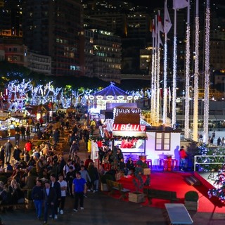 Bellissimo il Villaggio di Natale di Monte-Carlo, a Port Hercule fino al 6 gennaio 2019