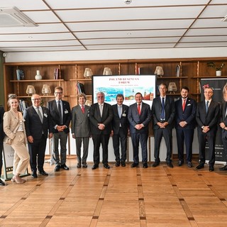 Delegazione di imprenditori della Camera di Commercio di Polonia in visita di lavoro a Monaco. © MEB / Ph. Sébastien Darrasse.