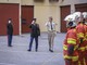Il Generale Pierre de Villeneuve in visita ufficiale al Corpo dei Vigili del Fuoco. ©Direzione della Comunicazione – Stéphane Danna