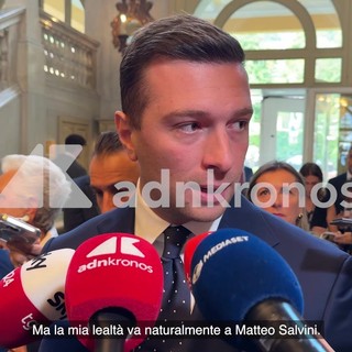 Bardella a Cernobbio: "Vannacci? Mia lealtà a Salvini e rispetto per Meloni"
