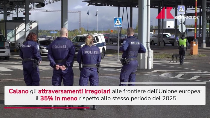 Ue, calano attraversamenti irregolari: 35% in meno Ue, calano attraversamenti irregolari: 35% in meno