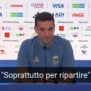 "Argentina, mi dispiace", le lacrime del ct Scaloni dopo il ko in finale