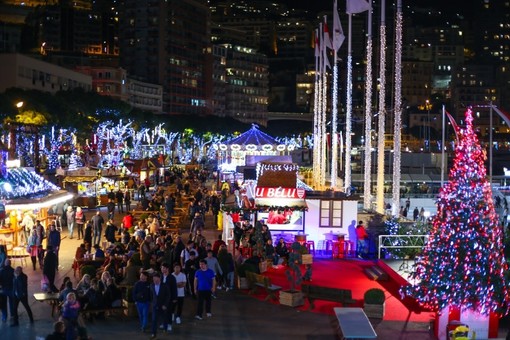 Bellissimo il Villaggio di Natale di Monte-Carlo, a Port Hercule fino al 6 gennaio 2019