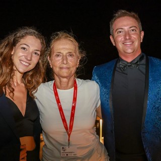 La produttrice Francesca Verdini, la regista Anselma Dell'Olio e Luca Baravalle