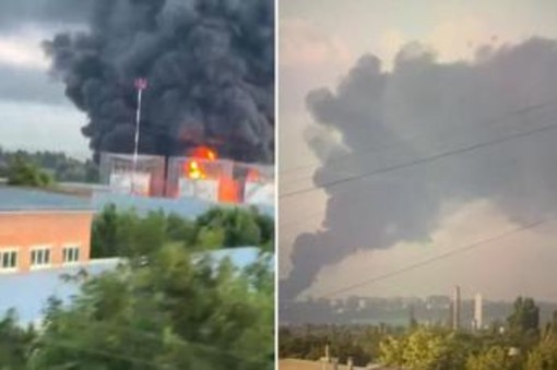 Ucraina, Kiev colpisce principale raffineria nel sud della Russia Ucraina, Kiev colpisce principale raffineria nel sud della Russia