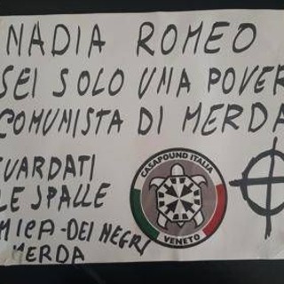 Manifesto di CasaPound con minacce a deputata Romeo, Braga (Pd): "Condanna sia unanime" Manifesto di CasaPound con minacce a deputata Romeo, Braga (Pd): "Condanna sia unanime"