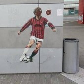 Baresi, a Milano vandalizzato il murales per il capitano del Milan Baresi, a Milano vandalizzato il murales per il capitano del Milan