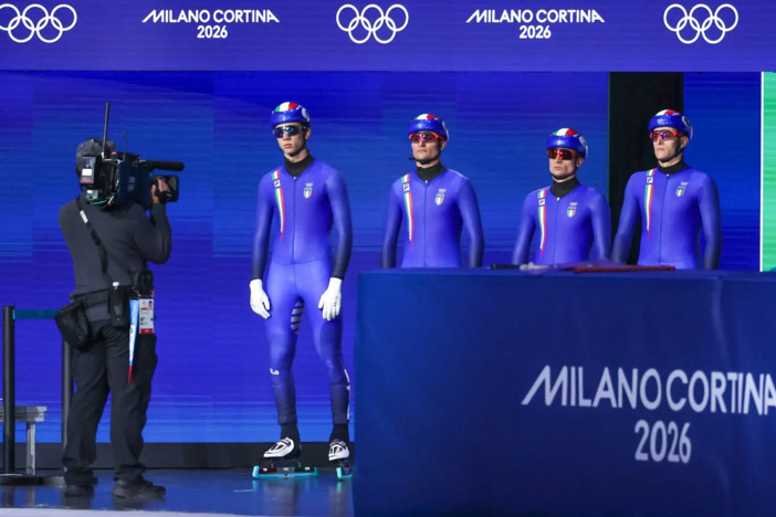 Bronzo Italia nella staffetta maschile di Short Track