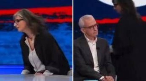 Giubilei: "Io d'accordo con Segre". Albanese lascia In Onda: "Devo andare" Giubilei: "Io d'accordo con Segre". Albanese lascia In Onda: "Devo andare"