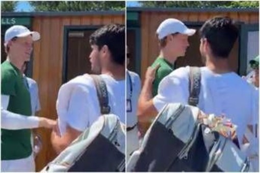 Sinner-Alcaraz, incontro della vigilia e un botta e risposta a Wimbledon Sinner-Alcaraz, incontro della vigilia e un botta e risposta a Wimbledon