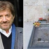 Rubata la lapide di Gigi Proietti, il furto al cimitero del Verano
