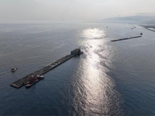 Webuild, la Diga di Genova raggiunge 1.240 metri di estensione Webuild, la Diga di Genova raggiunge 1.240 metri di estensione