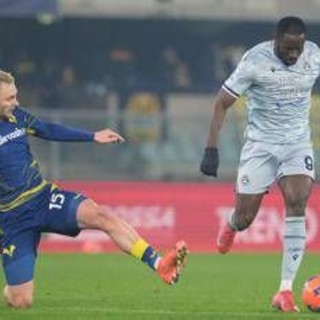 Serie A, Verona-Udinese 1-3: spettacolo friulano con Keinan Davis al 90' Serie A, Verona-Udinese 1-3: spettacolo friulano con Keinan Davis al 90'