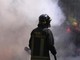 Roma, incendio a Tor di Valle: chiuso tratto della via del Mare verso Ostia. Deviazioni e lunghe code Roma, incendio a Tor di Valle: chiuso tratto della via del Mare verso Ostia. Deviazioni e lunghe code