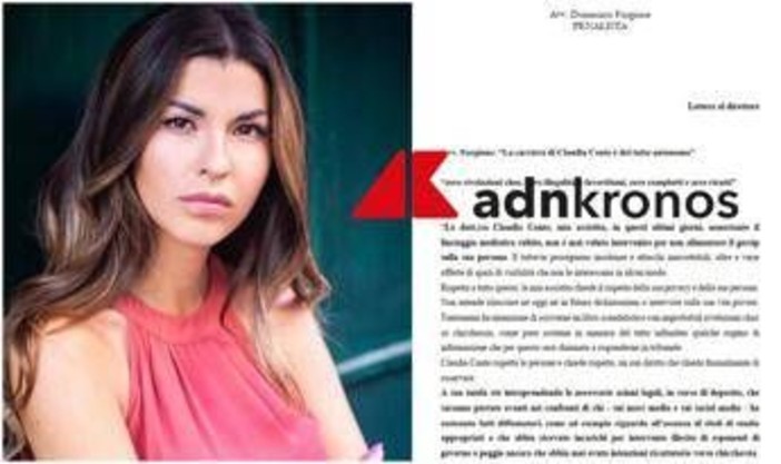 Claudia Conte, parla il legale: "Zero rivelazioni choc, zero illegalità o favoritismi, zero complotti e zero ricatti"