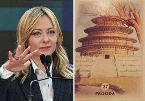Meloni e la battuta: "Il centrosinistra si porta sfiga come la carta della pagoda" Meloni e la battuta: "Il centrosinistra si porta sfiga come la carta della pagoda"