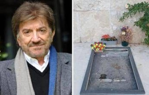 Rubata la lapide di Gigi Proietti, il furto al cimitero del Verano Rubata la lapide di Gigi Proietti, il furto al cimitero del Verano