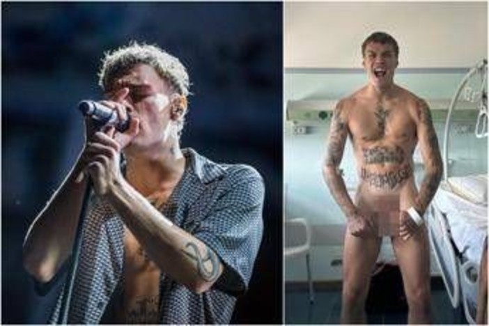 Blanco, la foto che fa discutere: in ospedale... completamente nudo