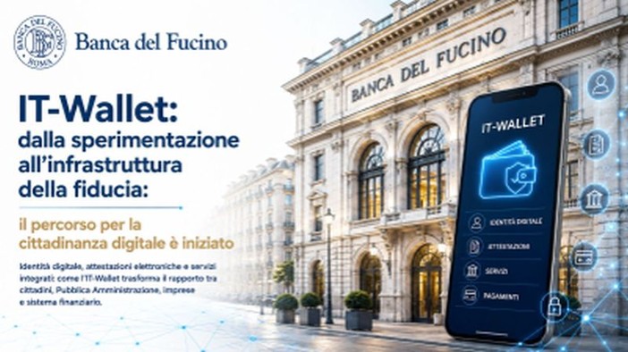 Fucino Digital, con IT-Wallet è iniziato il percorso per la cittadinanza digitale Fucino Digital, con IT-Wallet è iniziato il percorso per la cittadinanza digitale