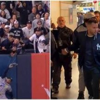 Mlb, gli Yankees perdono per l'interferenza di un tifoso (poi espulso dallo stadio). Cos'è successo Mlb, gli Yankees perdono per l'interferenza di un tifoso (poi espulso dallo stadio). Cos'è successo