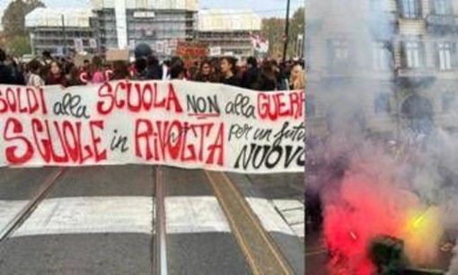 Sciopero della scuola, oggi cortei in tutta Italia: a Roma schierato dispositivo sicurezza, a Torino slogan contro il governo