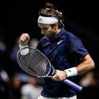 Musetti, allenamento con vista Davis a Torino. Volandri segue la sessione dell'azzurro Musetti, allenamento con vista Davis a Torino. Volandri segue la sessione dell'azzurro